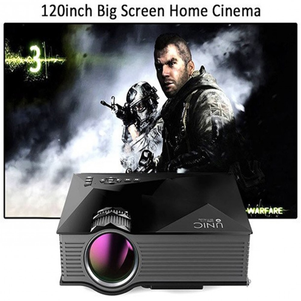 Authentic UNIC UC46 1080p Full HD LED Projector 1200LM / 800*480 / US / support Miracast/DLNA/Airplay / support Android/iOS & other devices